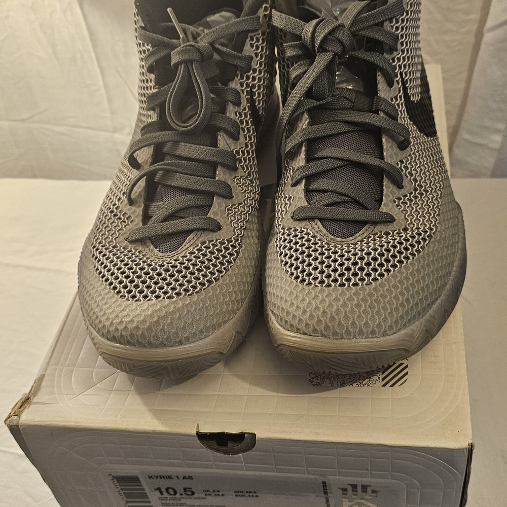 Gray and Black Athletic Sneakers